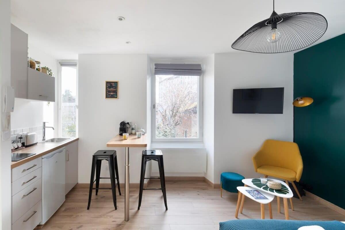 L'Eden Studio Moderne Et Lumineux Proche Centre Rennes Exteriör bild
