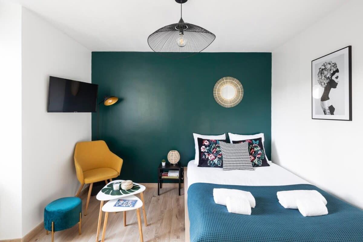 L'Eden Studio Moderne Et Lumineux Proche Centre Rennes Exteriör bild